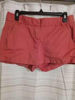 J. Crew Coral Pink Jean Shorts